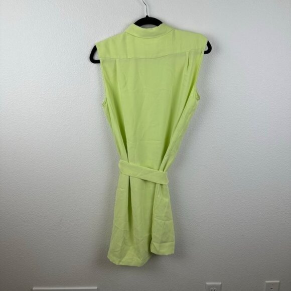 Amanda Uprichard Edith Mini Dress in Cucumber - Picture 8 of 8